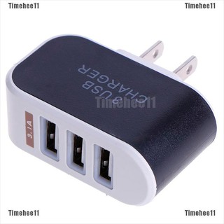 【thim•HEE】5V 3.1a Triple พอร์ต USB ติดผนังบ้าน เดินทาง AC ที่ชาร์จมือถือ ชาร์จเร็ว