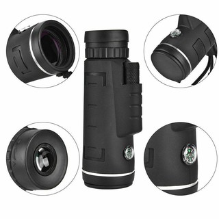 กล้องส่องทางไกลตาเดียว กล้องส่องนก Monocular 40x60 mm 1500m/9500m กำลังขยาย 40 เท่า พร้อมขาล๊อคโทรศัพท์มือถือ