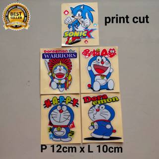 สติกเกอร์ พิมพ์ลาย Doraemon Sonic คุณภาพดี