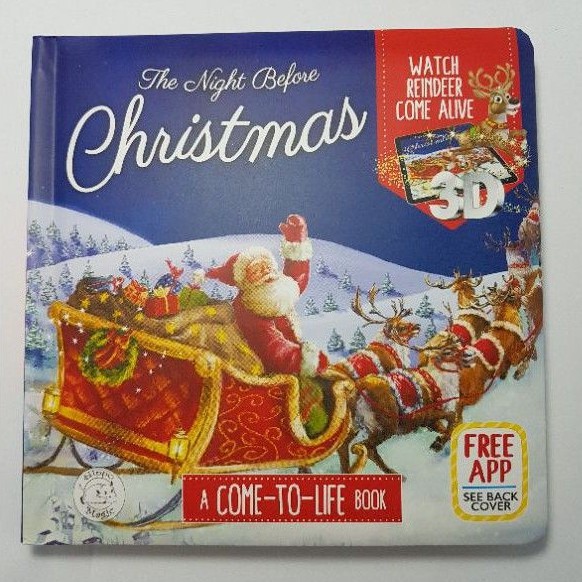 The Night Before Christmas 3D Book