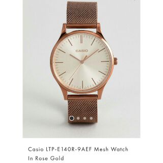 Casio watch rose gold ของเเท้