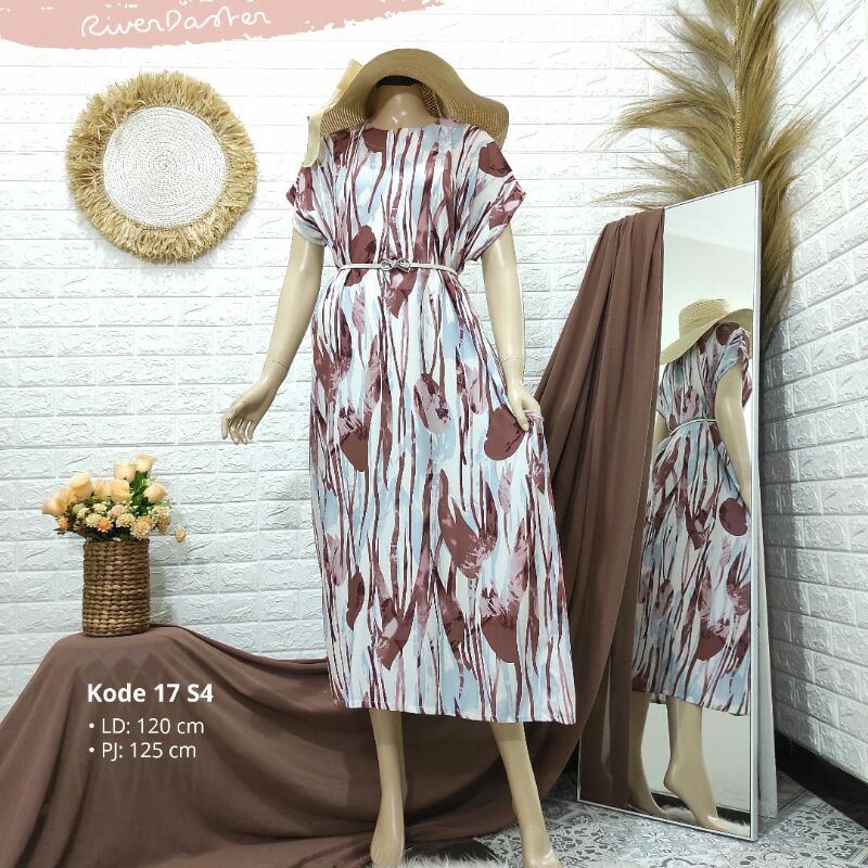 Jannah River Daster S69 contorary dasterviral dbranded DasterRayonViscose Riverster