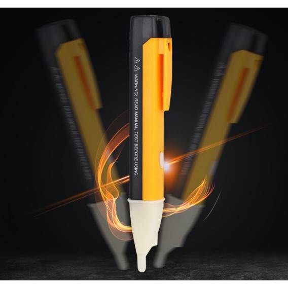 ปากกาวัดไฟ ปากกาเช็คไฟ ปากกาทดสอบไฟฟ้า แบบไม่สัมผัส Non-Contact มีไฟแสดงขณะใช้งานเมื่อมีกระแสไฟฟ้า b43