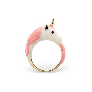 Good After Nine - Mini Unicorn Pink Ring แหวนยูนิคอร์นสีชมพู