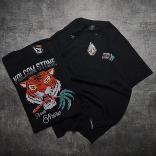 เสื้อยืด พิมพ์ลาย VOLCOM TIGER NORTH SHORE DISTRO สีดําS-5XL