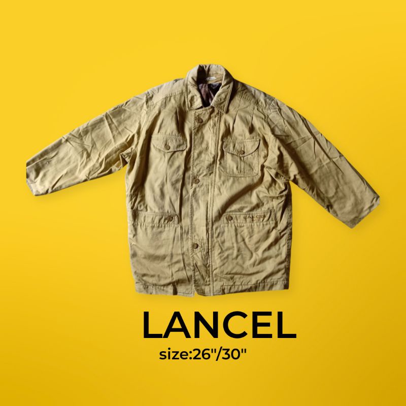 jacket lancelแท้ เสื้อแจ็คเกตแบรนด์เนม
