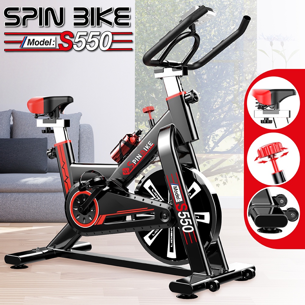 จักรยานออกกำลังกาย จักรยาน จักรยานฟิตเนส Spin Bike รุ่น S550 (Black)