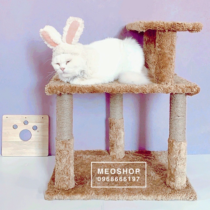 [ CATTREE VIETNAM ] ร้าน 3 ชั้น Scratching Post House สําหรับ