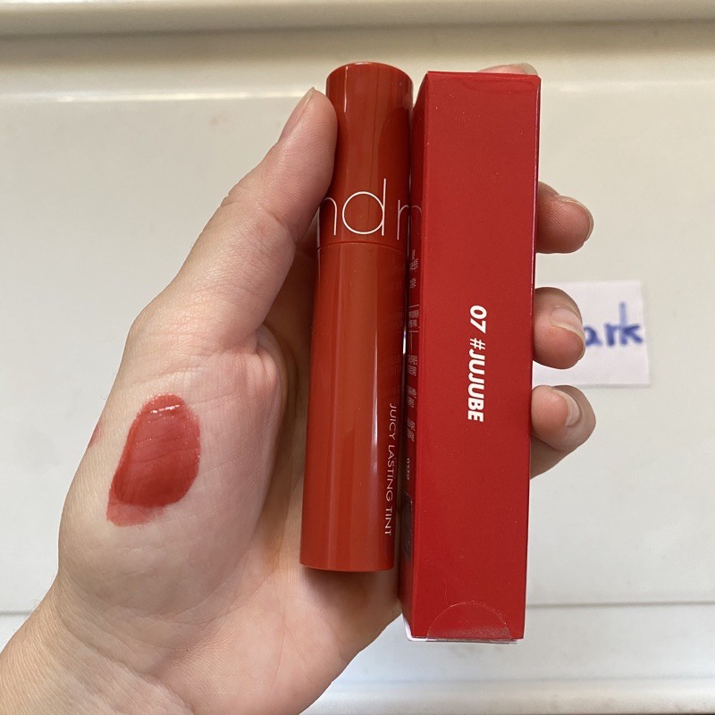 ส่งต่อ Rom&nd juicy lasting tint สี 07 jujube 99%