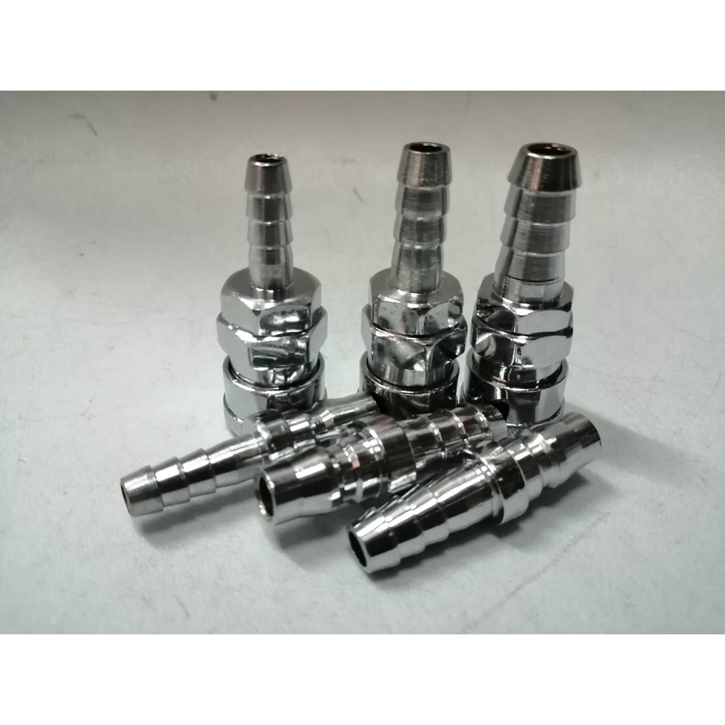 AGคอปเปอร์สวมสายลม คอปเปอร์สวมเร็ว  ข้อต่อคอปเปอร์สวมสายลม ข้อต่อคอปเปอร์ตัวผู้แบบทูทัช AGขนาดสวมสาย