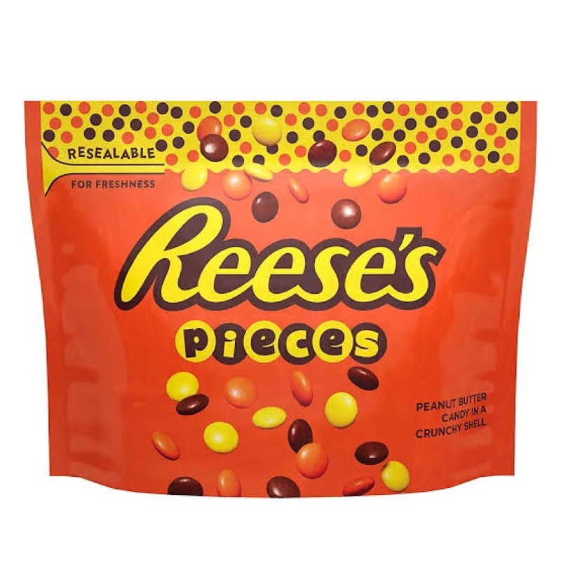 Reese’s Pieces ช๊อคโกแลตเม็ดเล็กๆเคลือบ peanut butter