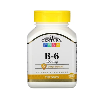 21st Century, B-6, 100 mg, 110 Tablets