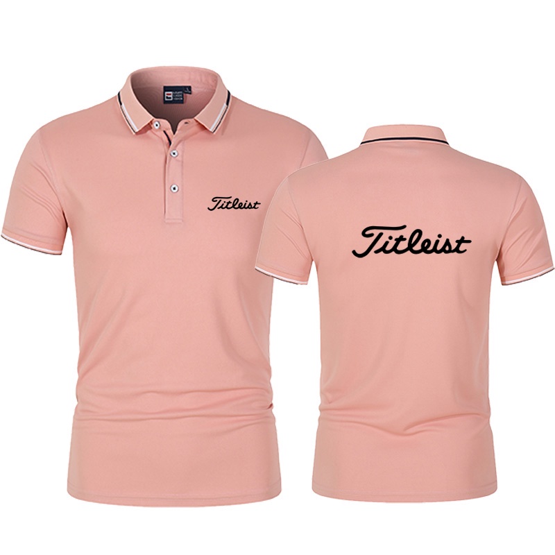 New Men's Golf Shirts Quick-drying Breathable Polo Shirt Polyester/spandex Short Sleeve Tops Wear Man T 2022 Summer #3