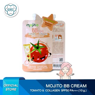 บีบี ครีม Mojito BB Cream Tomato &amp; Collagen SPF50 PA++++  / ปกปิด ปรับสีผิว ผิวหน้าเนียนนุ่ม บำรุงพร้อมกันเเดด