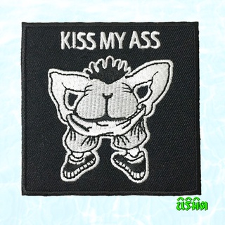 🌈ตัวรีดติดเสื้อ - KISS MY ASS