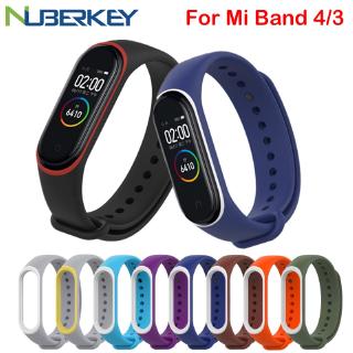 สายซิลิโคน สำหรับ for Xiaomi Mi Band 4 3