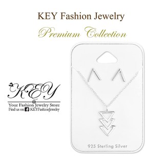 ชุด Silver Triangle จิวเวลรี่เซ็ทพรีเมี่ยมจาก KEY Fashion