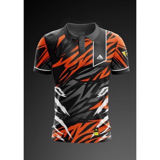 Preorder HMO เสื้อเจอร์ซีย์ คอปก ลายเสือ สําหรับผู้ชาย