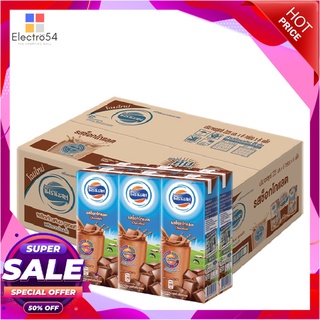 โฟร์โมสต์ นมยูเอชที รสช็อกโกแลต 225 มล. x 36 กล่องนมพร้อมดื่มForemost UHT Milk Chocolate Flavor 225 ml x 36 boxes