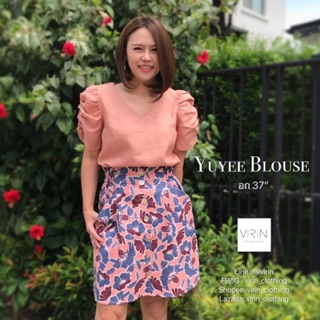 Virin_Clothing เสื้อลินิน แท้ คุณภาพดี รุ่น Yuyee Blouse ออกแบบตัดเย็บเอง