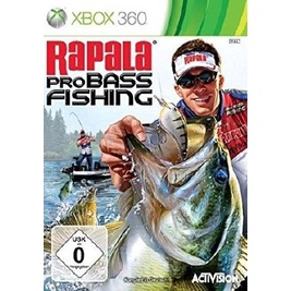 Rapala Pro Bass Fishing xbox360 เลือกโซน PAL/NTSC-U xbox360 แผ่นเกมส์Xbox 360 แผ่นไรท์เล่นได้กับเครื่องที่แปลงแล้ว