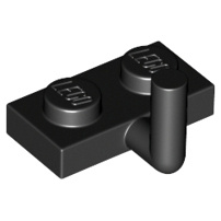 [107] ชิ้นส่วนเลโก้ Part Plate, Modified 1 x 2 with Arm Up (Horizontal Arm Length 5mm)(4623b, 88072, 43876) ราคา/ชิ้น