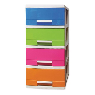 ตู้ลิ้นชัก 4 ชั้น รุ่น 1200M4 คละสี ERRO 4 drawers cabinet 1200M4 assorted colors