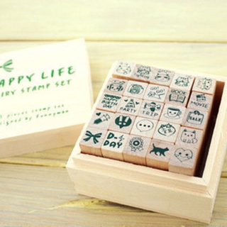 ตัวปั๊ม HAPPY LIFE DAIRY STAMP SET