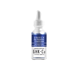 [ลดทันที 80 กรอกโค้ด 6ZZ7VD4] Gravich Blue Pentapeptide Activator Serum 30 ml เซรั่มลดหลุมสิว รอยแผลเป็นจากสิว