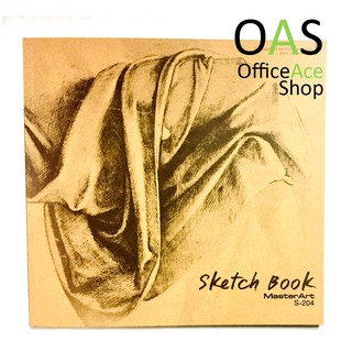 MASTER ART Sketch Book มาสเตอร์อาร์ท สมุดสเก็ตซ์ #S-204 ผิวเรียบ(Smooth) 260mm x 250mm 150 Grams 32 แผ่น(Sheets)