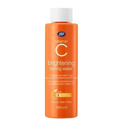 *SALE* Boots Vitamin C บู๊ทส์ วิตามินซี ไบร์ทเทนนิ่ง โทนนิ่ง วอเตอร์ 400มล. Exp:07/27