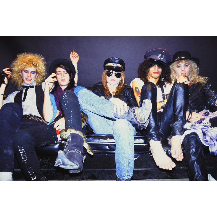 โปสเตอร์Guns N'Roses  โปสเตอร์ วอลเปเปอร์ ตกแต่งผนัง Poster โปสเตอร์วินเทจ โปสเตอร์วงดนตรี