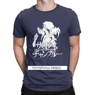 ขายดี!เสื้อยืดลําลอง ผ้าฝ้าย แขนสั้น คอกลม พิมพ์ลายอนิเมะ Samurai Champloo Mugen สําหรับผู้ชาย 2022S-5XL