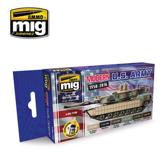 Ammo By MIG - AMIG7159 MODERN USA ARMY COLORS