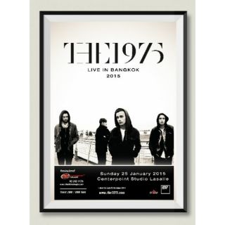 โปสเตอร์วงดนตรี คอนเสิร์ต The 1975 live in Bangkok 2015