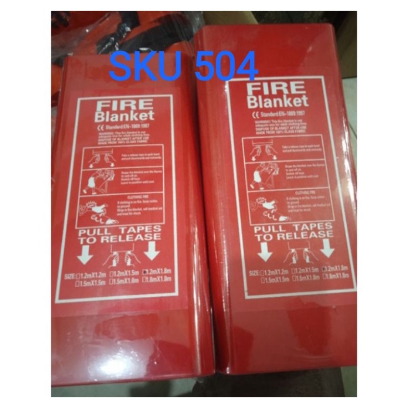 FIRE BLANKET 1.2X1.8 M FIRE BLANKET