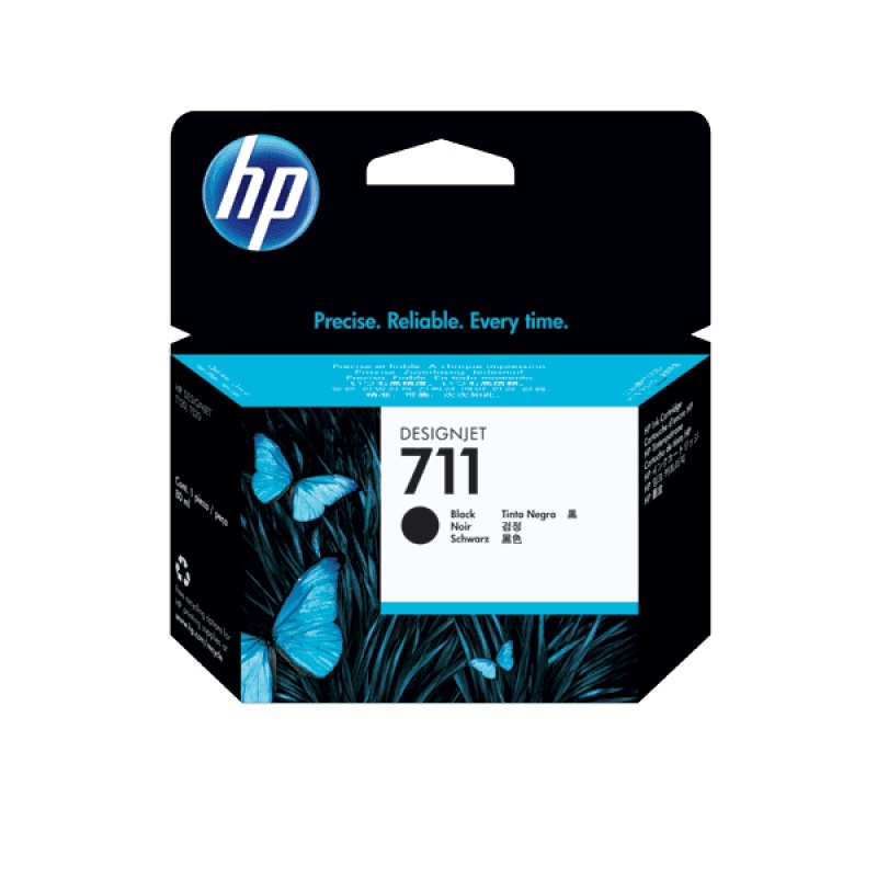 HP 711B 80ml Matte Black DJ Ink (3WX01A) ตลับหมึกอิงค์เจ็ท สีดำ (80 ml.) [ออกใบกำกับภาษีได้]