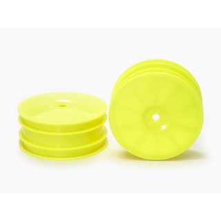 [ชุดแต่งรถบังคับ] TAMIYA 54748 OP.1748 4WD Buggy Front Dish Wheels (Hex Hub, Yellow) ชุดแต่งทามิย่าแท้ rc