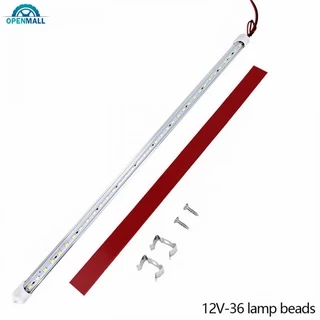 Om แถบไฟ LED 36 ดวง 12V 24V 24 ดวง สวิตช์เปิด ปิด สําหรับติดตกแต่งภายในรถยนต์ รถตู้ รถบรรทุก รถตู้ รถคาราวาน แคมป์ปิ้ง