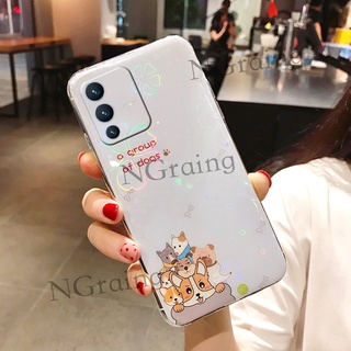 เคสโทรศัพท์ VIVO V23 5G Cute Cartoon Bear Silicone Colorful Back Cover for VIVO V23 5G