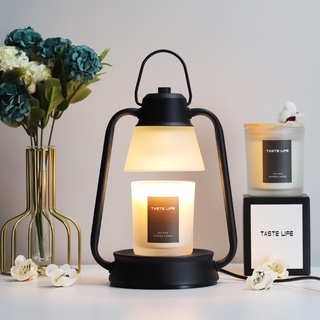 สไตล์ญี่ปุ่น มินิเรโทร โคมไฟเทียนหอม candle warmer หรี่แสงได้ขนาดเล็ก
