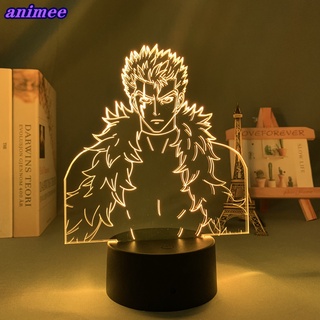 โคมไฟกลางคืน Led รูปมังงะ Fairy Tail Laxus Dreyar 3d สําหรับตกแต่งห้องนอนเด็ก ของขวัญวันเกิด