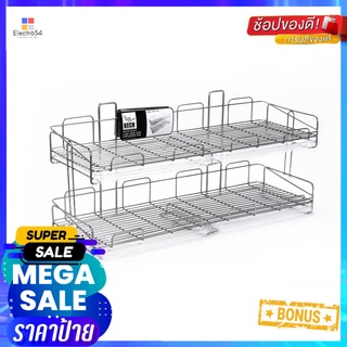 ชั้นคว่ำจานติดผนังสเตนเลส64cm2ชั้นKECHWALL MOUNTED DISH DRAINER KECH 64CM 2-TIER