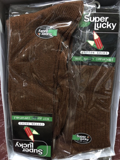 ถุงเท้าไหมพรม Free size ยี่ห้อ Super Lucky/Richy (1 คู่) - รูปที่ 2