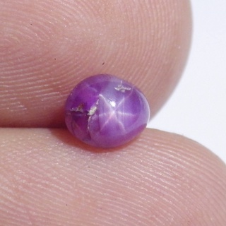 พลอย สตาร์ แซฟไฟร์ ดิบ ธรรมชาติ แท้ ( Unheated Natural Pink Star Sapphire ) หนัก 1.02 กะรัต