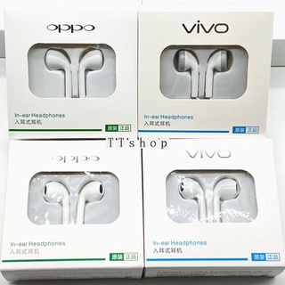 หูฟัง oppo/Vivo/sumsung หูฟังเสียงดี หูฟัง small talk oppo earphone หูฟังไมโครโฟน（MH133/MH135/SY-02)