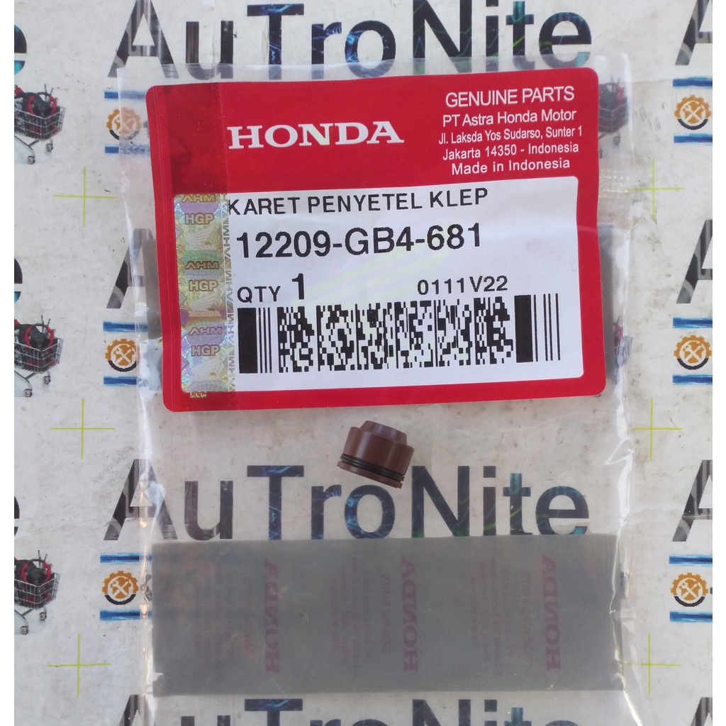 ซีลวาล์วก้านวาล์ววาล์ว 12209-GB4-681 เดิม Honda Grand Legenda Supra Win Beat Vario Scoopy Spacy Air 