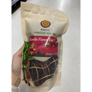 ชา ดอกกระเจี๊ยบ ตรา บาบู 100 G. Roselle Flower Tea ( Baboo Brand )