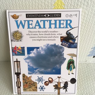 EYEWITNESS GUIDES :WEATHER หนังสือความรู้ปกแข็ง(มือสอง)-af1