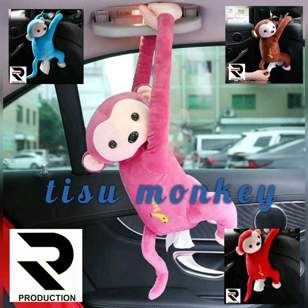 รถ TISSUE HOLDER MONKEY DOLL HANGING CHARACTER ตุ๊กตารุ่นแขวน TISSUE